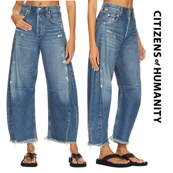 Citizens Of Humanity Denim - Citizens of Humanity - Horseshoe Magnolia Denim Jeans - Barrel Leg - 25